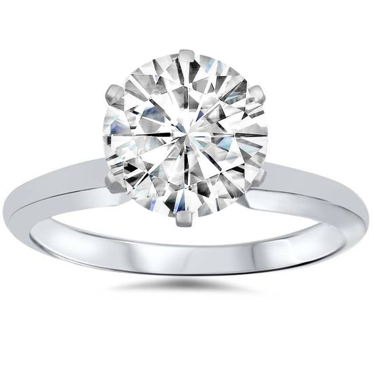 Moissanite ring