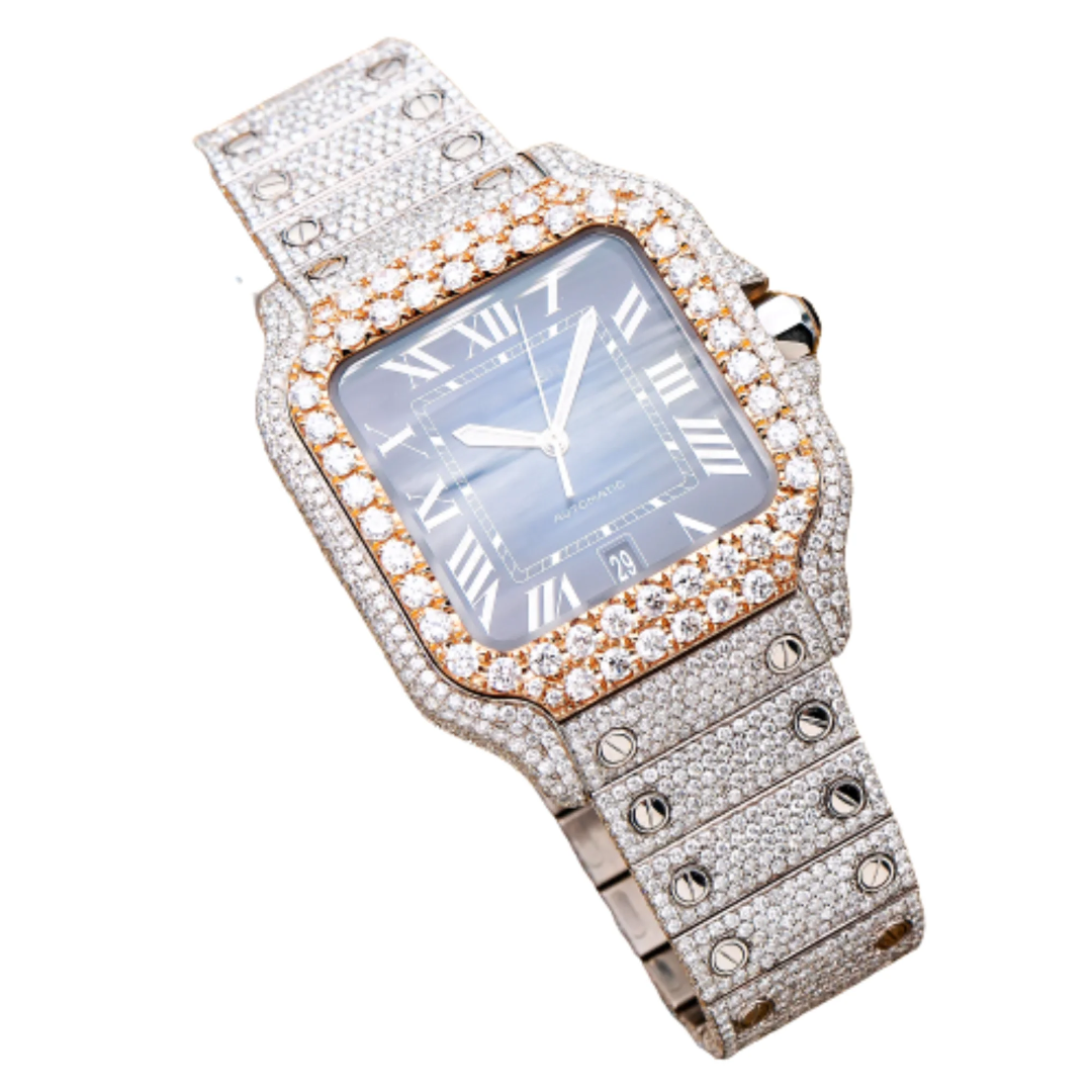 Moissanite cart watch